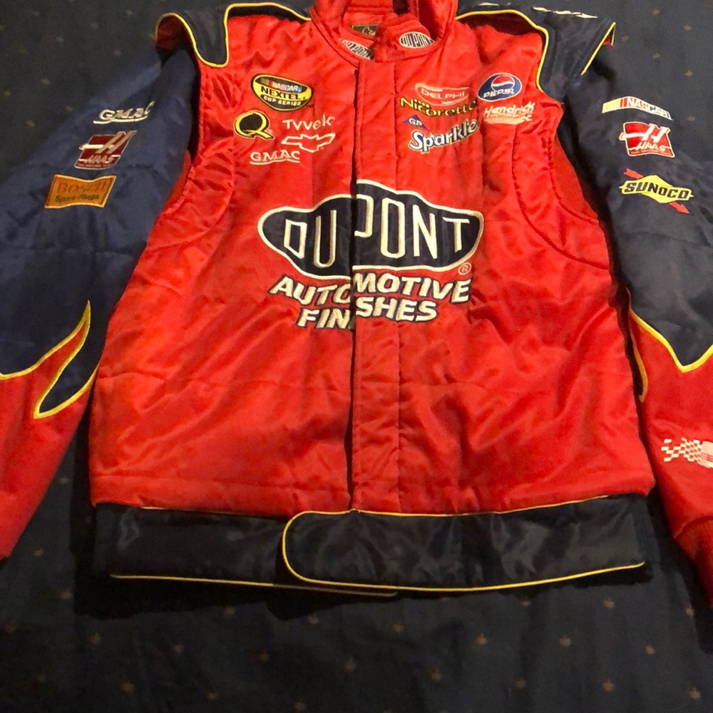 Jeff Gordan Red DuPont Racing Jacket